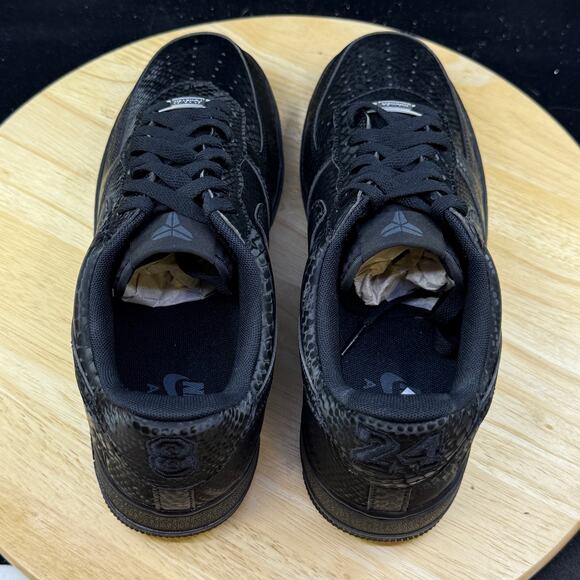 Size 9.5- Nike Air Force 1 Low Kobe Bryant Forever Black Men\'s IB0018-003 New main image 4